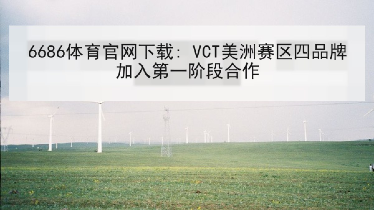 6686体育官网下载: VCT美洲赛区四品牌加入第一阶段合作